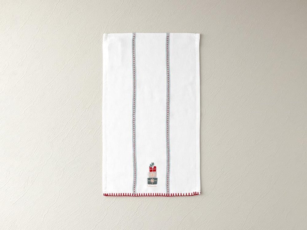 Prosop de bucătărie, Gift Wrap, bumbac, 30x50 cm, alb