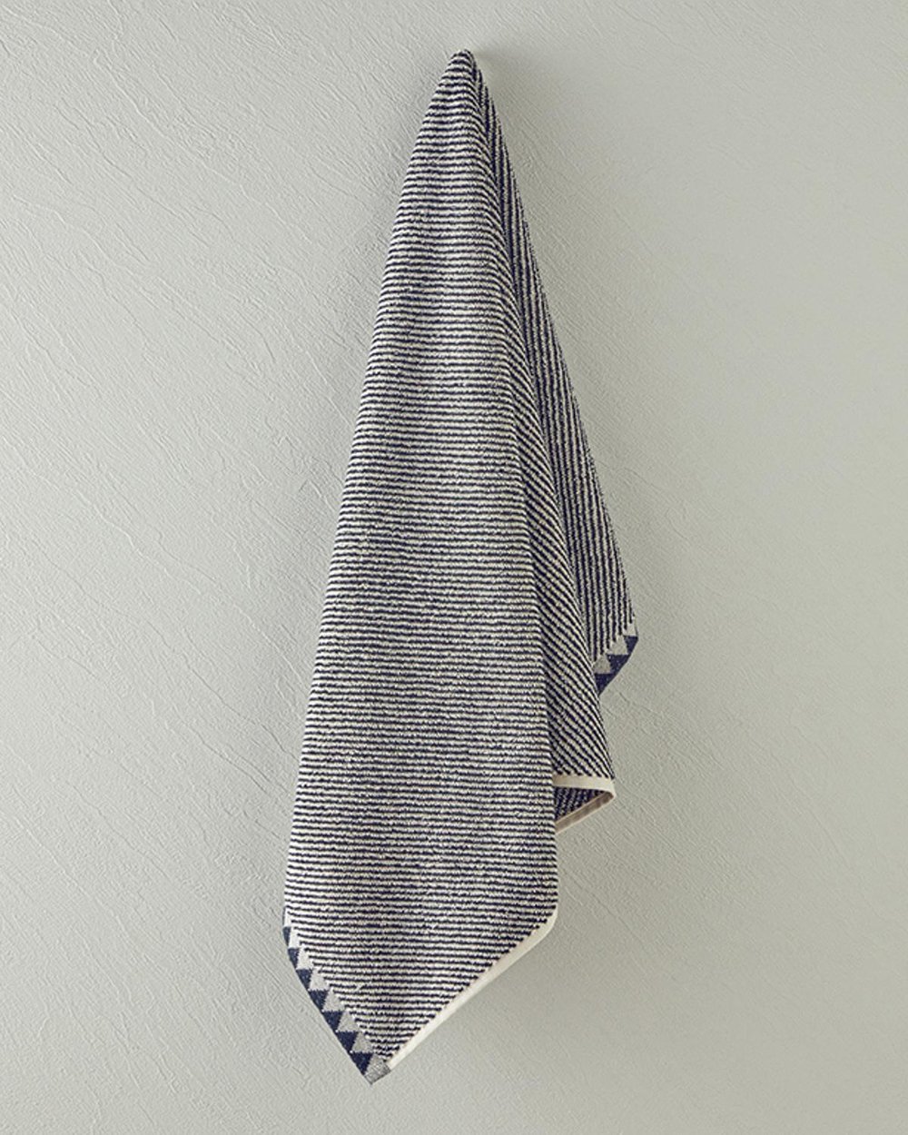 Prosop de față, Sideline, bumbac, 50x80 cm, negru-bej