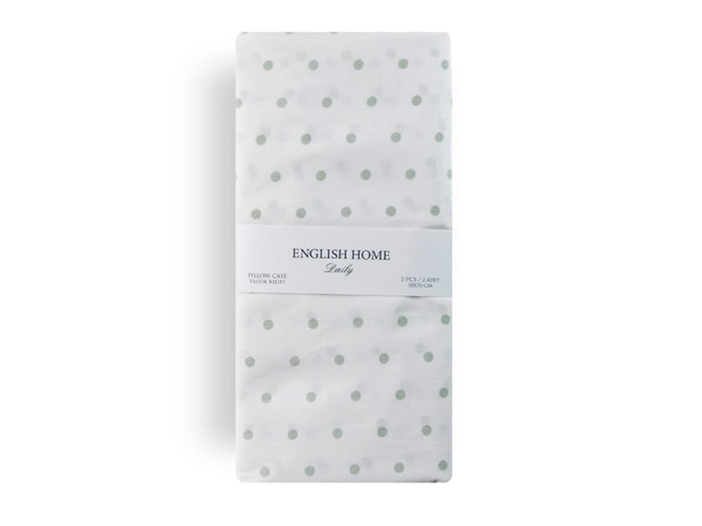 puncte Cottony Set 2  FAȚĂ DE PERNĂ 50x70 cm Seledon,