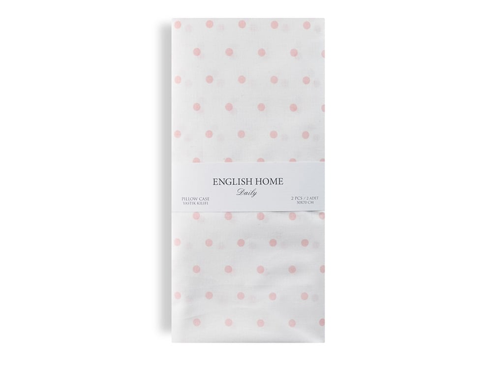 puncte Cottony Set 2  FAȚĂ DE PERNĂ 50x70 cm Pink