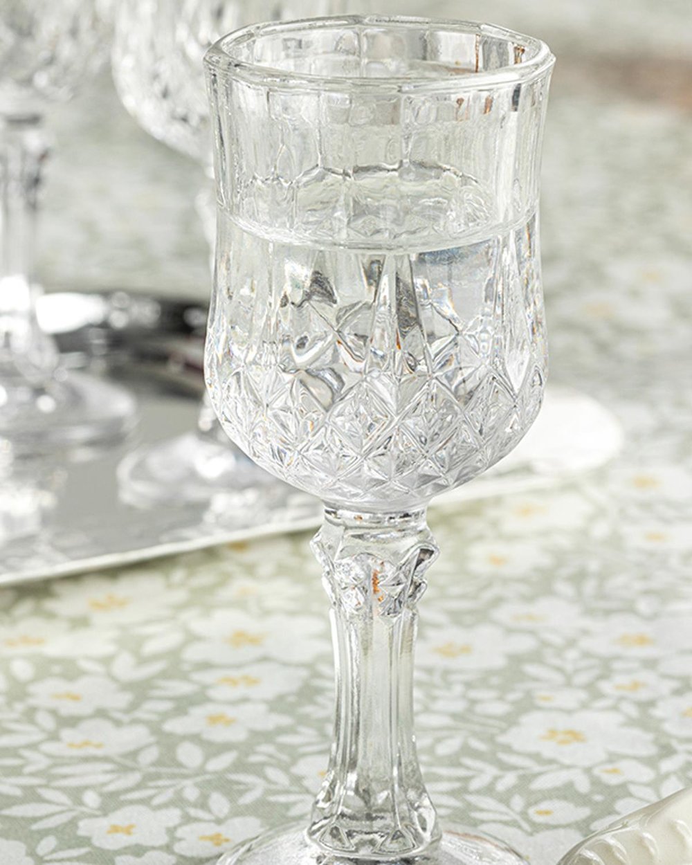 Rich Roe Glass 6 Set Served with Coffee Water Glass 50 ml. Transparent