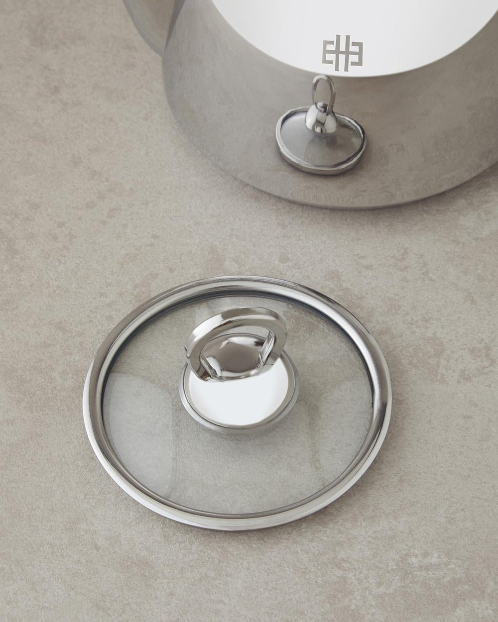Sandra Oțel Ceainic 1+2,1 lt Silver
