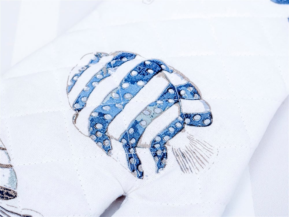 Sardina  Cu imprimeu  MĂNUȘI DE BUCĂTĂRIE White-NavyBlue
