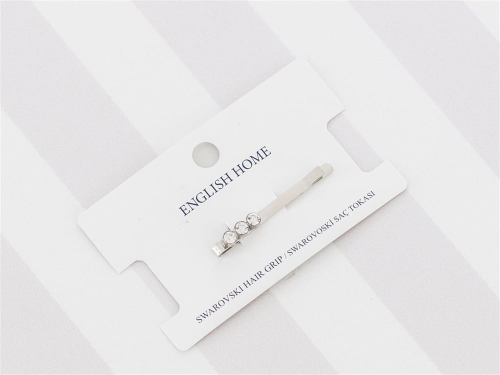 Sare Brass Hairclip 5,5 cm Silver