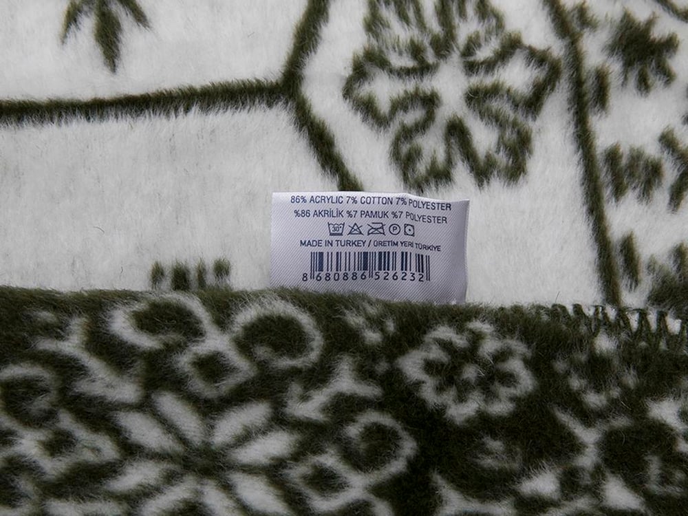scandinav Acril  PĂTURĂ TV 130x170 cm Green