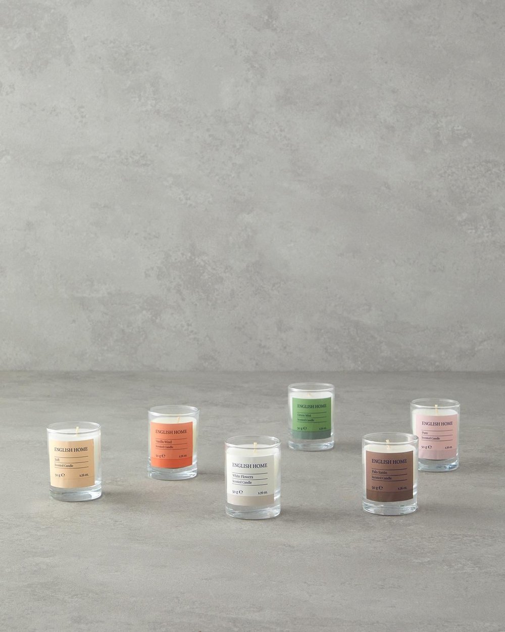 Scented Candle 6 Piese Set Parfumuri 6x50 gr auriu