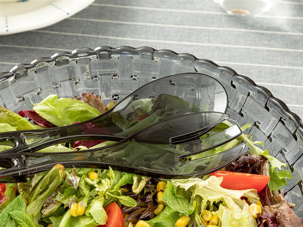 Flare Plastic 3 Pieces Salad Set 29 cm Fume