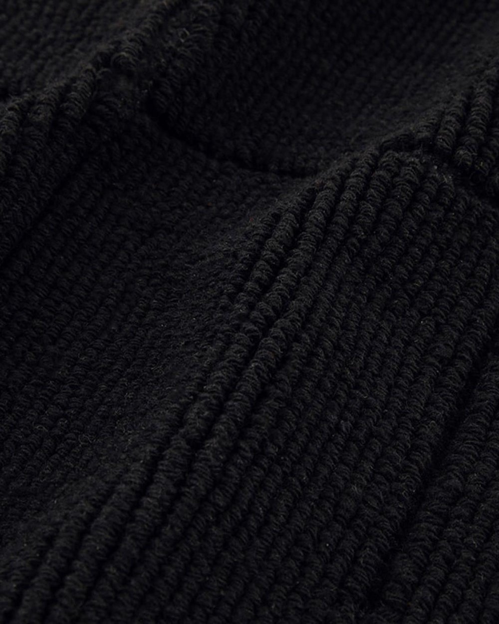 Cottony Loop Bath Mat Set 60x90 + 40x60 cm Black