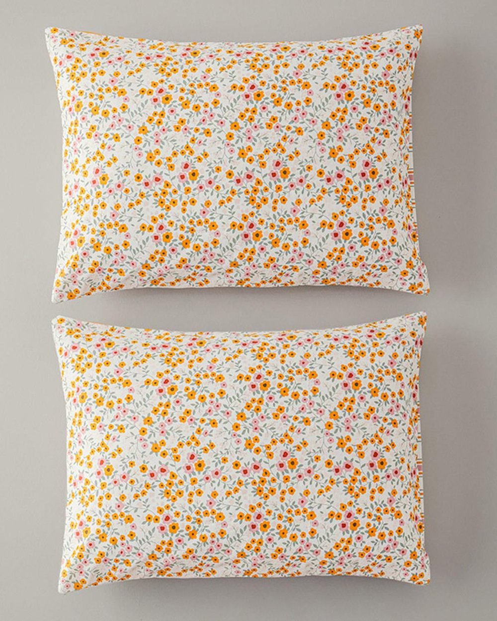 Ditsy Cottony 2 Set Fetră De Pernă 50*70 Cm Galben