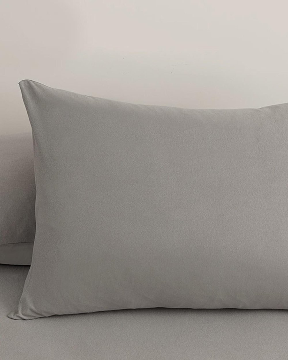 Set 2 fețe de pernă, Straight, bumbac, 50x70 cm, gri