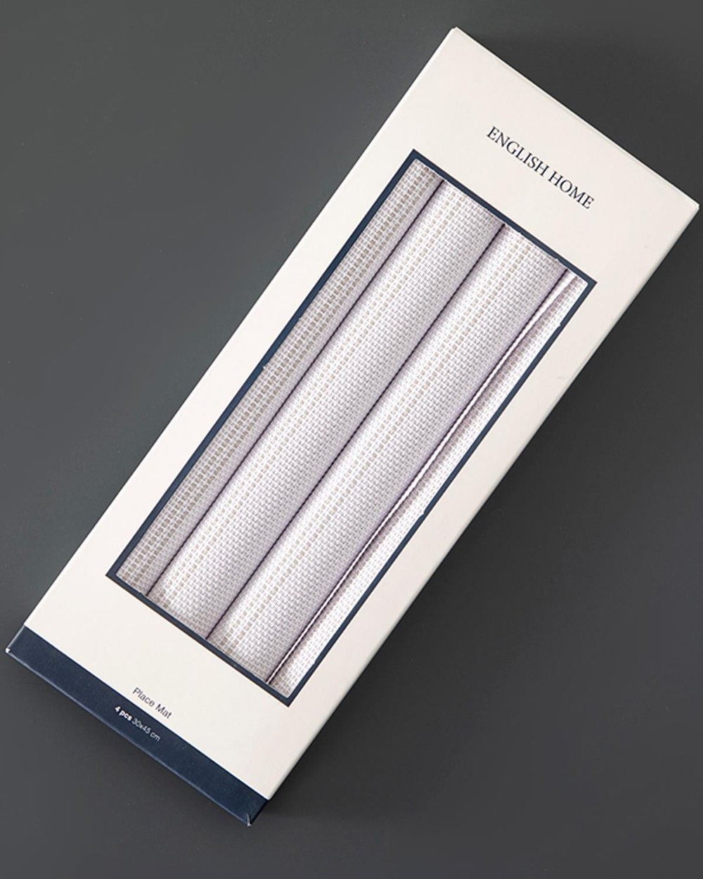 Palasides PVC 4 Set Place Mat 30x45 cm White