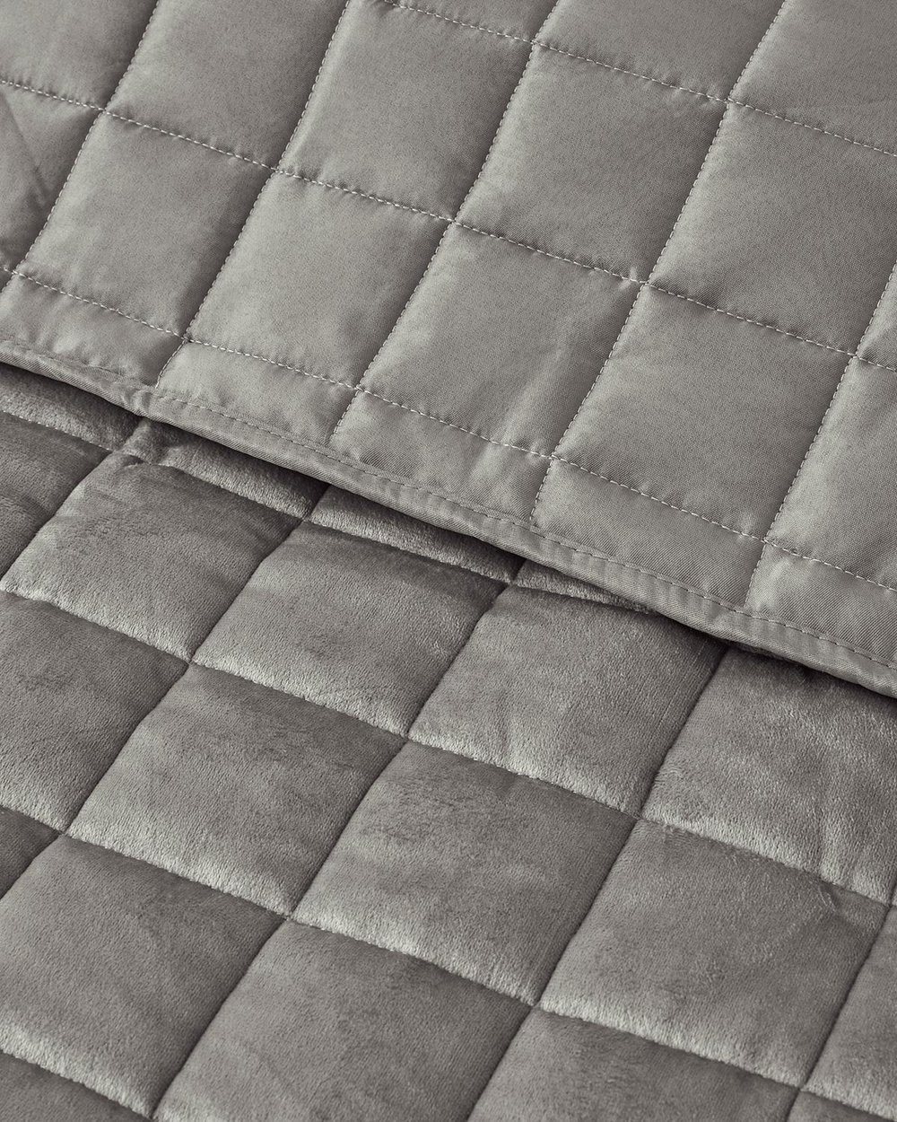 Dublu Set Cuvertură De Pat 240*260 Cm Gri