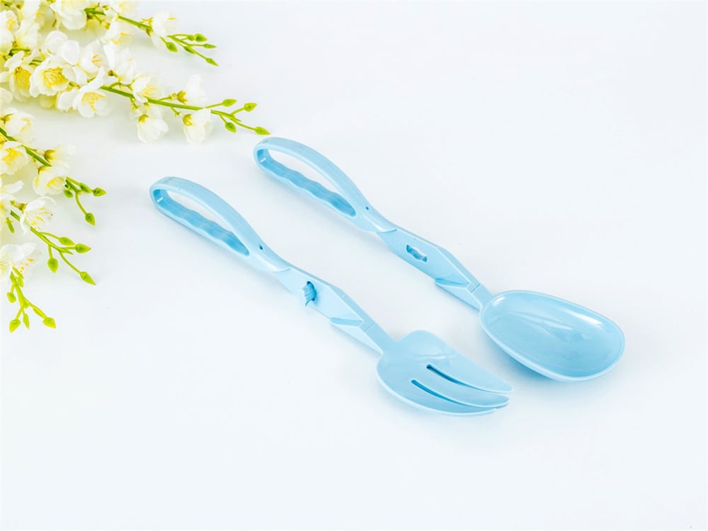 singuratic Plastic  Salată  CLEȘTE Albastru.