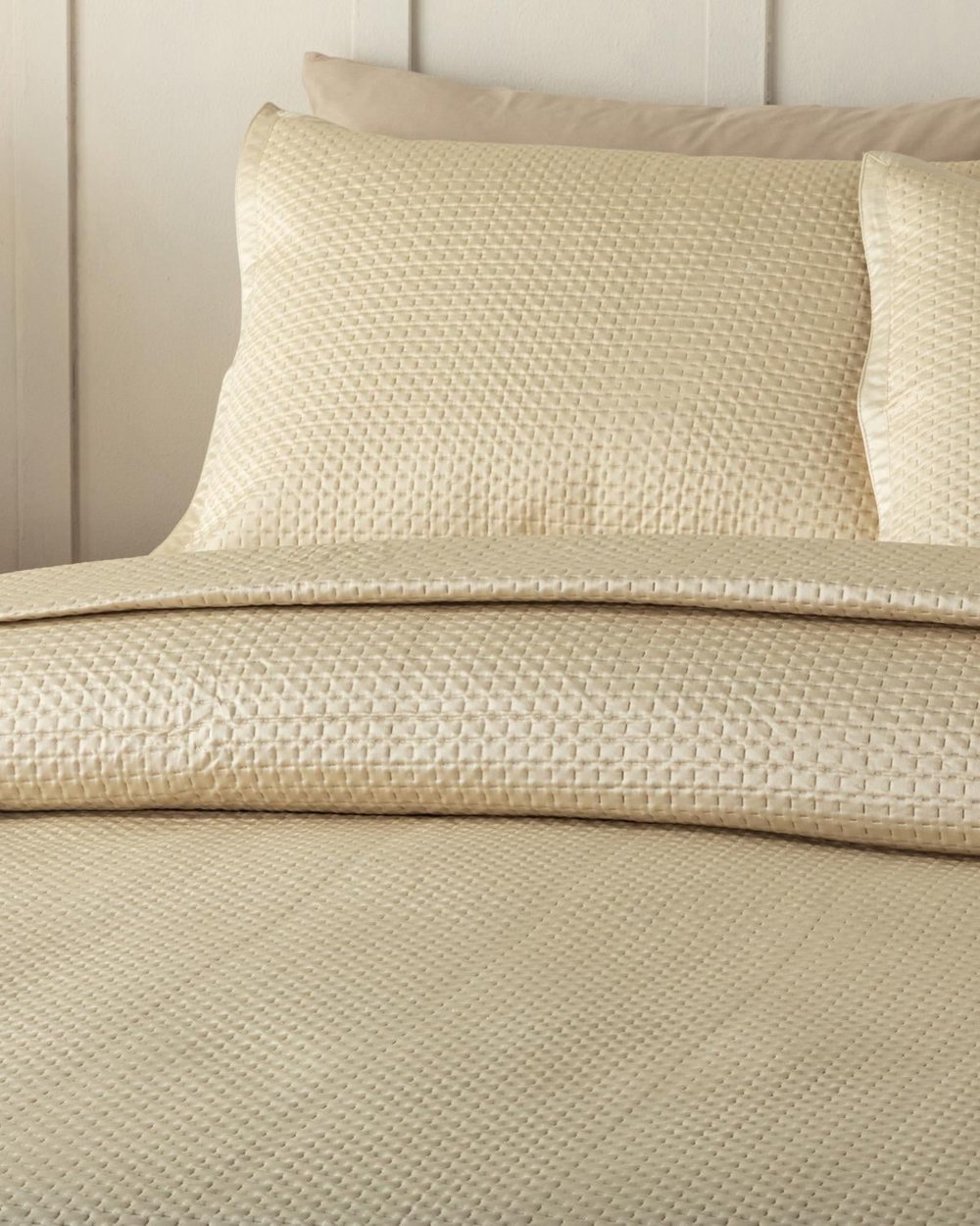 Sisilla Satin Double Set Cuverturi Pat 240x260 cm Crem.