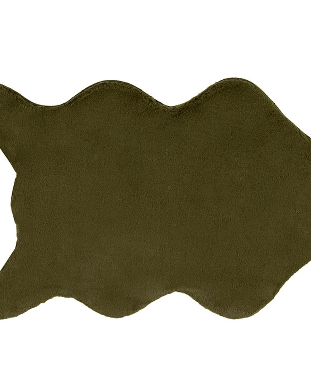 Soft Touch Rabbit Plush Fake  Fur 60x90 cm Khaki