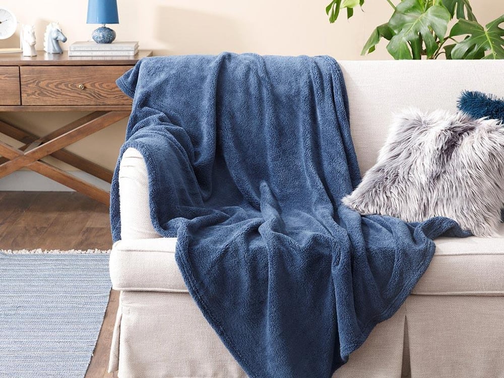Softy Wellsoft Pătură Televizor 120x170 cm Albastru