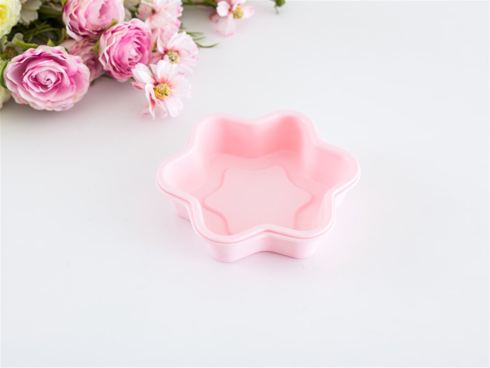 Star Silicon 2 Set Cake Mould Pink