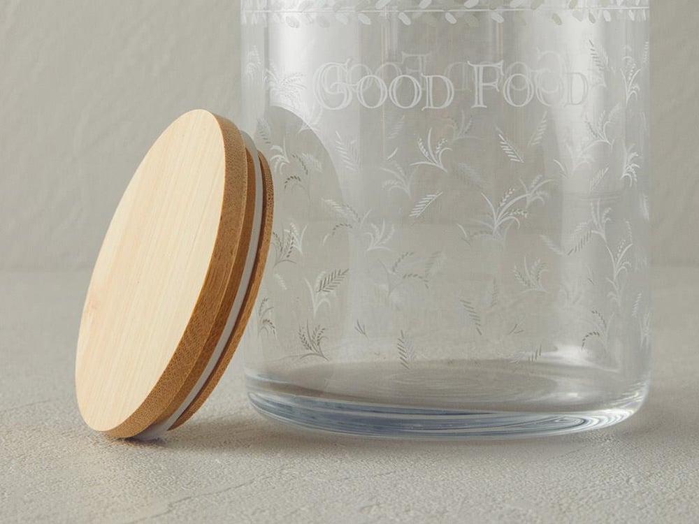 Glass Jar 890 ml Transparent