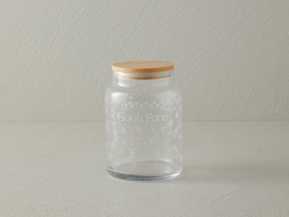 Glass Jar 890 ml Transparent