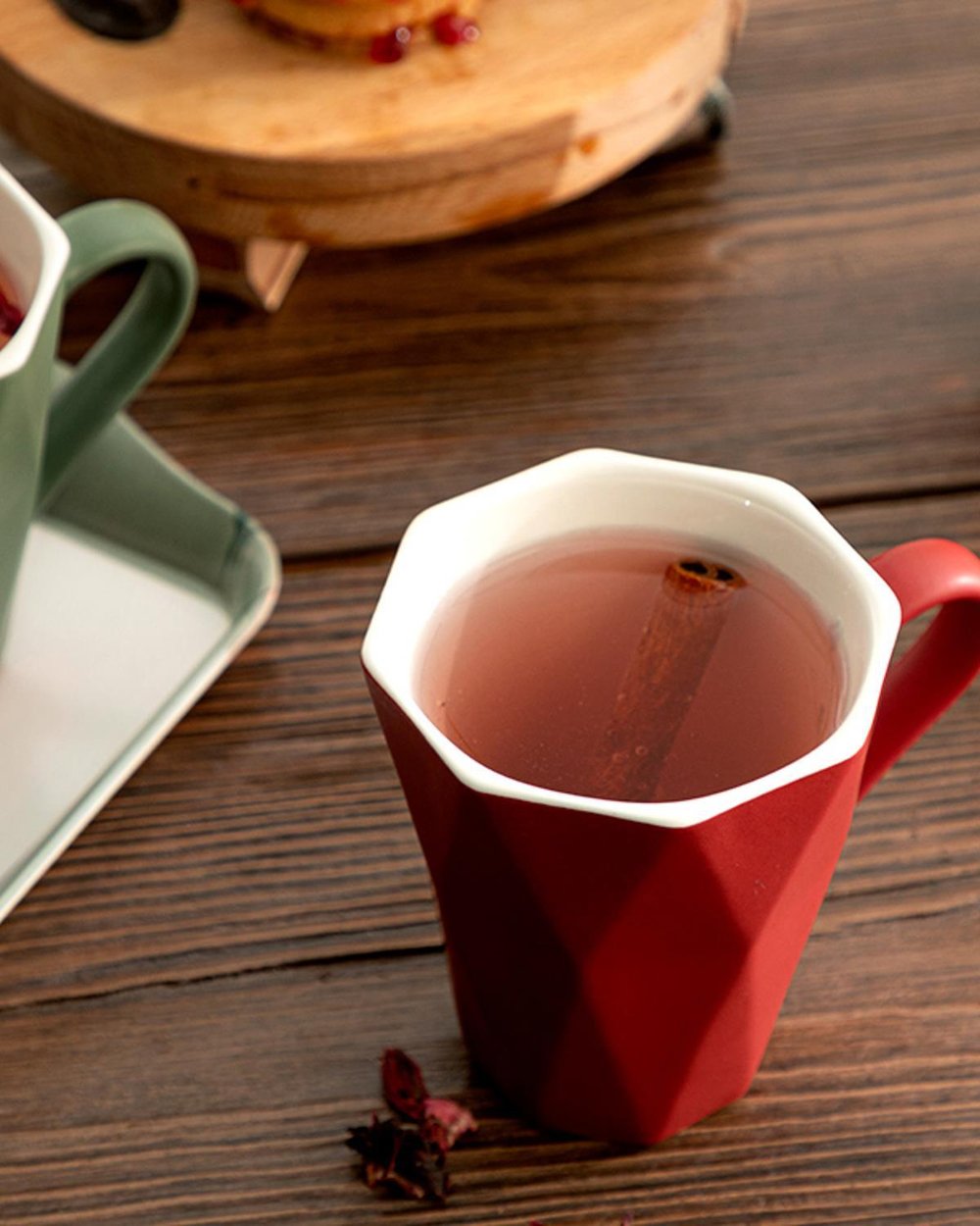 Talia New Bone 2 Set Cup 235 ml Red-Green