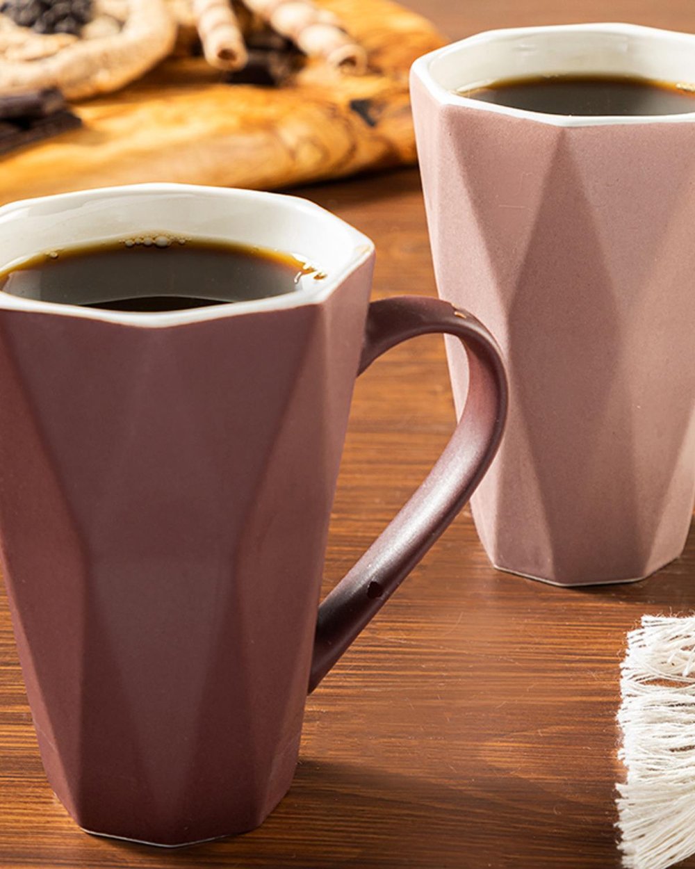Talia New Bone 2 Set Cup 350 ml Burgundy - Lilac