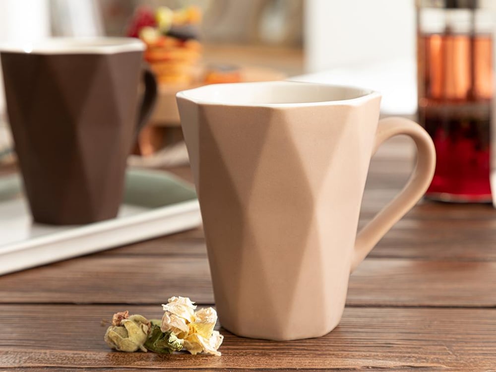 Talia New Bone 2 Set Cup 235 ml Brown-Beige
