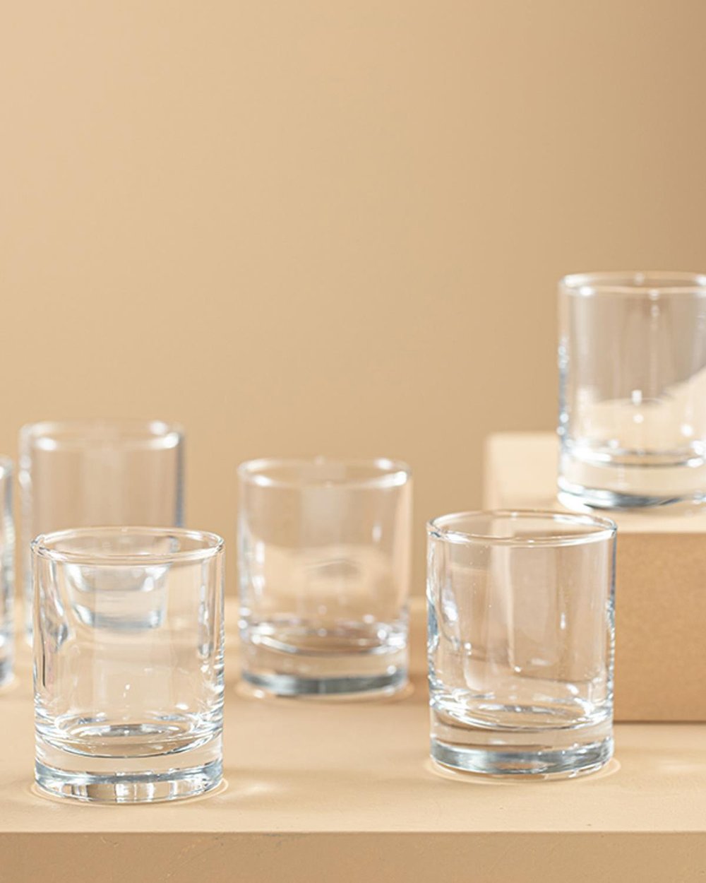 Tallinn Glass 6 Set Served with Coffee Liquor Glass 65 ml Transparent