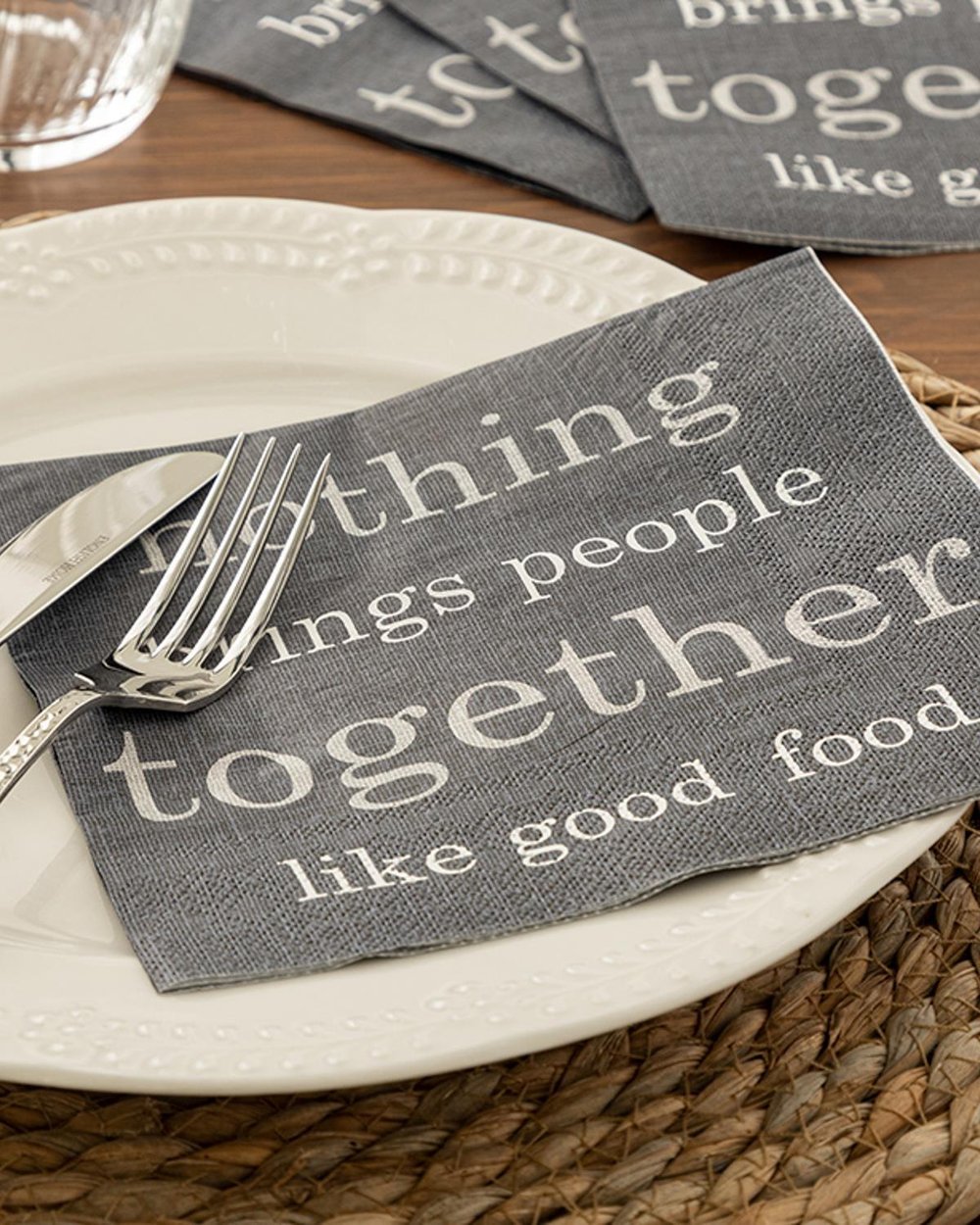 Together Paper Tissue Napkin 33x33 cm Dark Blue