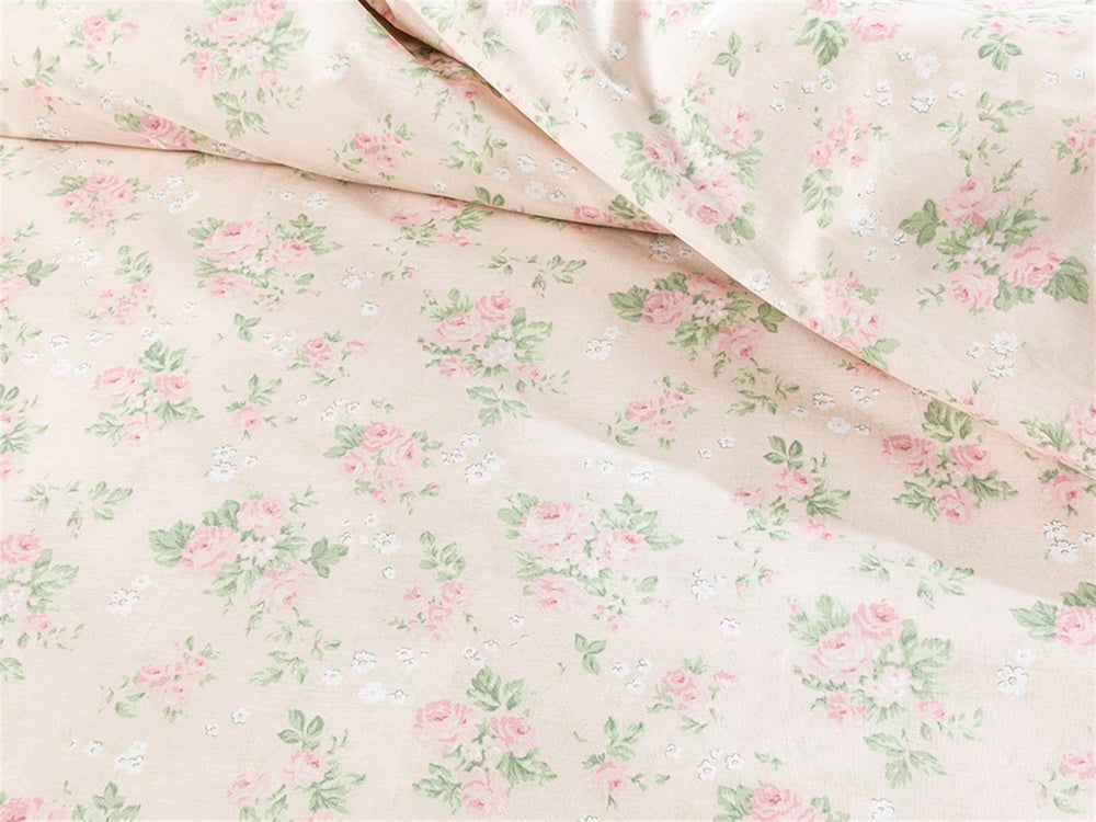 Trandafir dulce Cottony  King Size  SET LENJERIE DE PAT 240x220 cm Powder