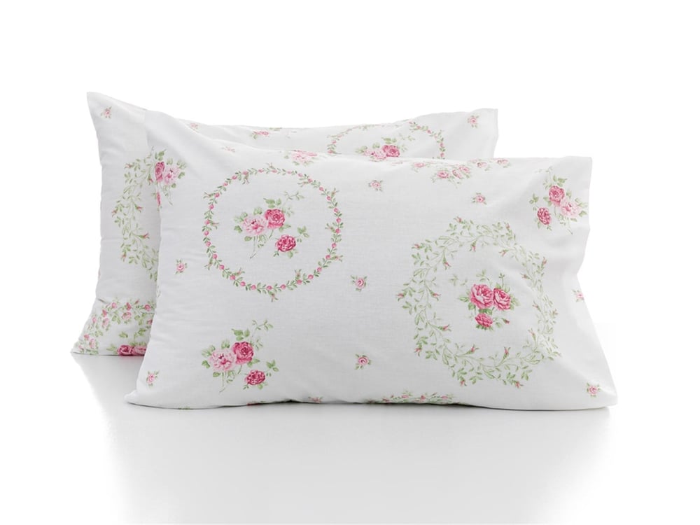 Trandafir zdrobit Cottony Set 2  FAȚĂ DE PERNĂ 50x70 cm Pink