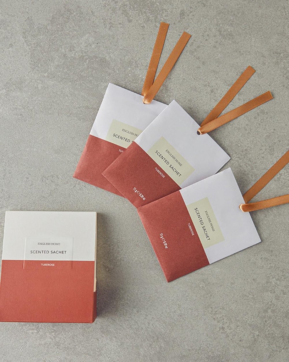 Tuberose Set of 3 Scented Sachet Transparent