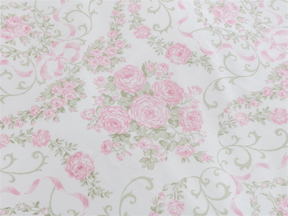 Tufa de trandafiri Cu Bumbac Double Lenjerie De Pat 200x220 cm Roz