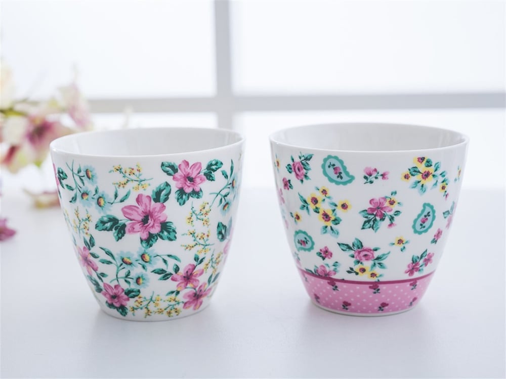 Tulip Bone China 4 Pcs icer And Liner . .