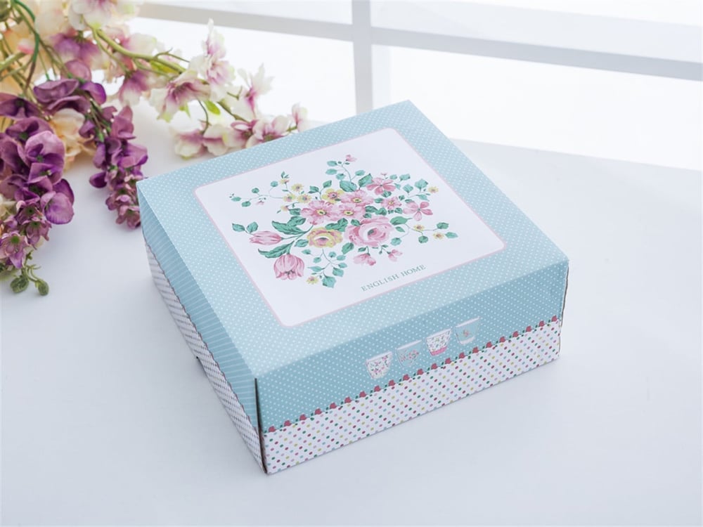 Tulip Bone China 4 Pcs icer And Liner . .