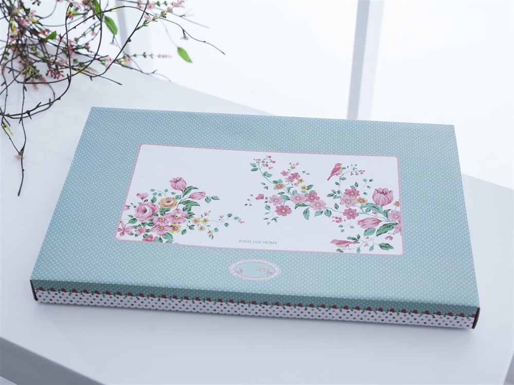 Tulip Bone China Oval Tray . .
