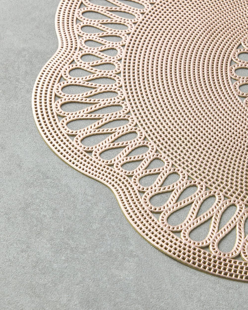 Tuscan PVC Cu 2 Piese Placemat Masă 38 cm Gold
