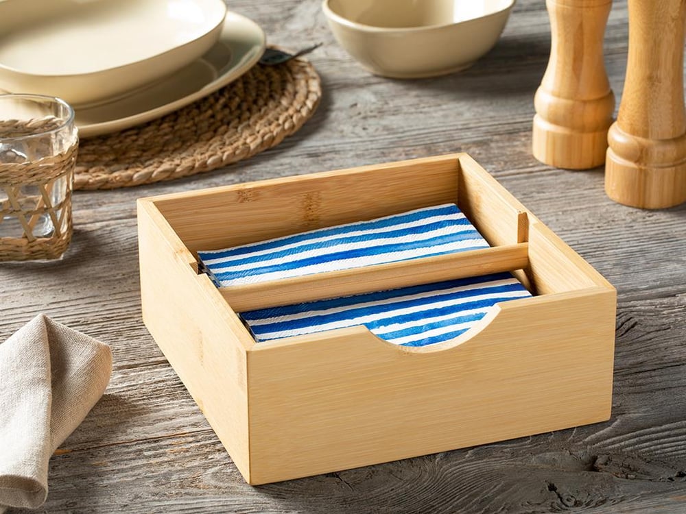 Sole Bamboo Napkin Holder 21 cm