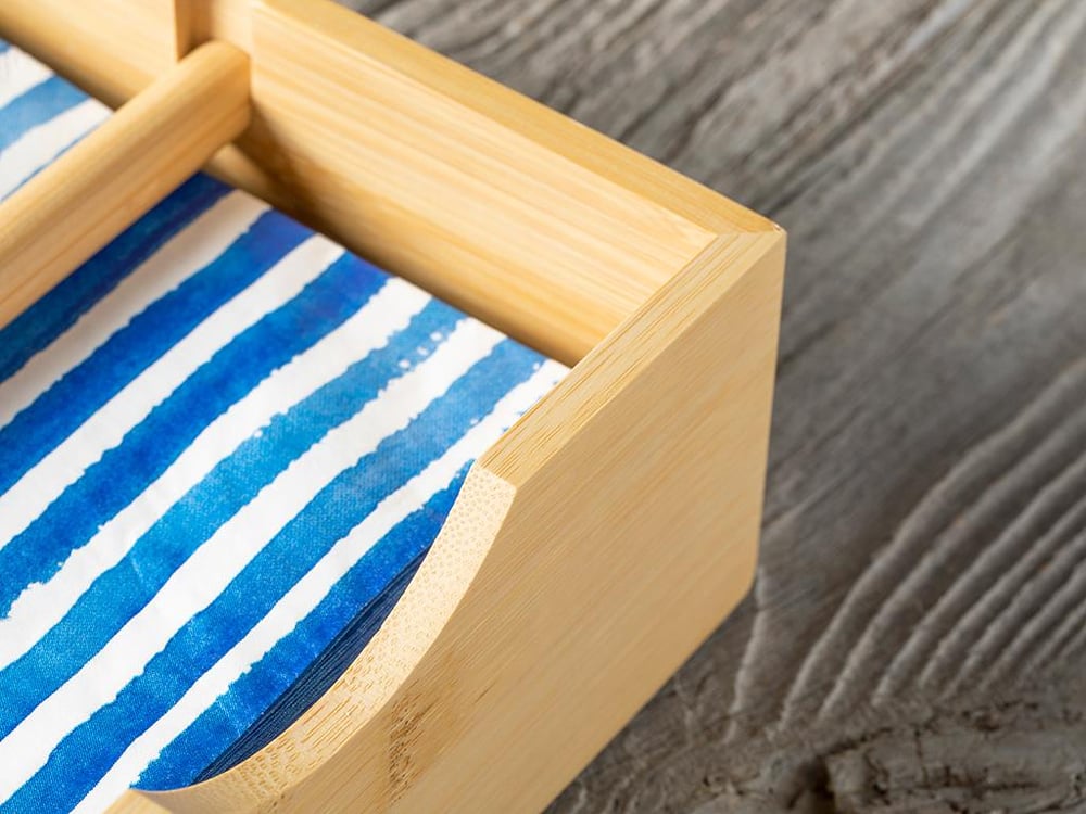 Sole Bamboo Napkin Holder 21 cm
