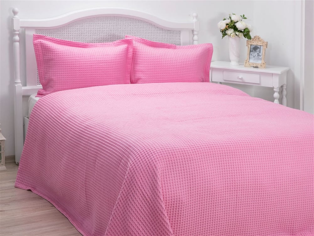 vafelă Double Person  SET CUVERTURĂ DE PA 230x250 cm Pink