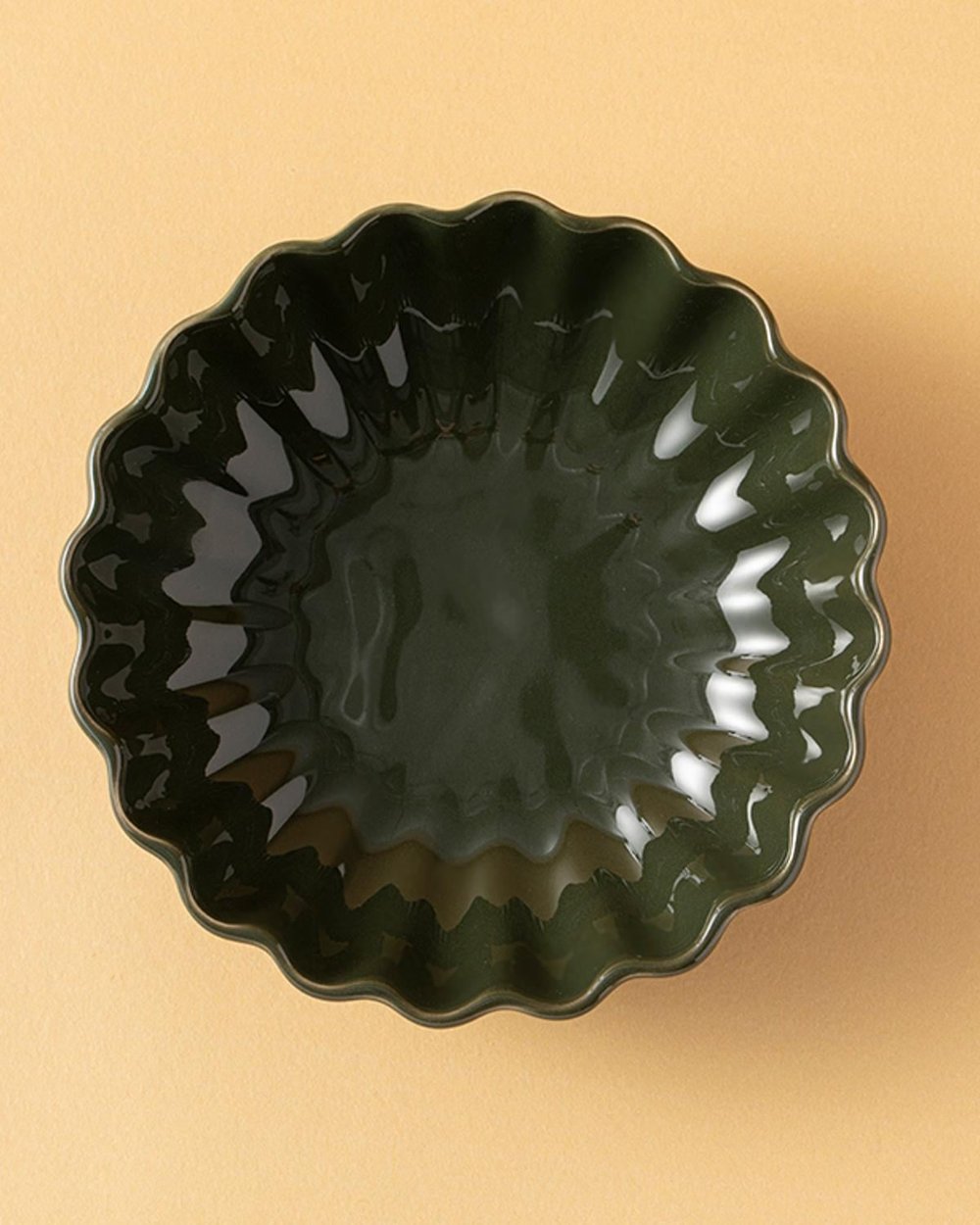 Verona Ceramică Boluri 14 Cm Verde.