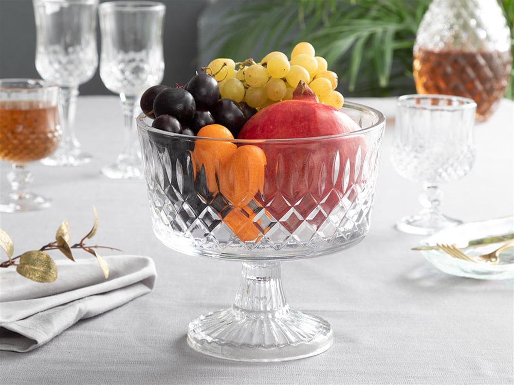 Victory Glass Serving Bowl 17 cm Transparent