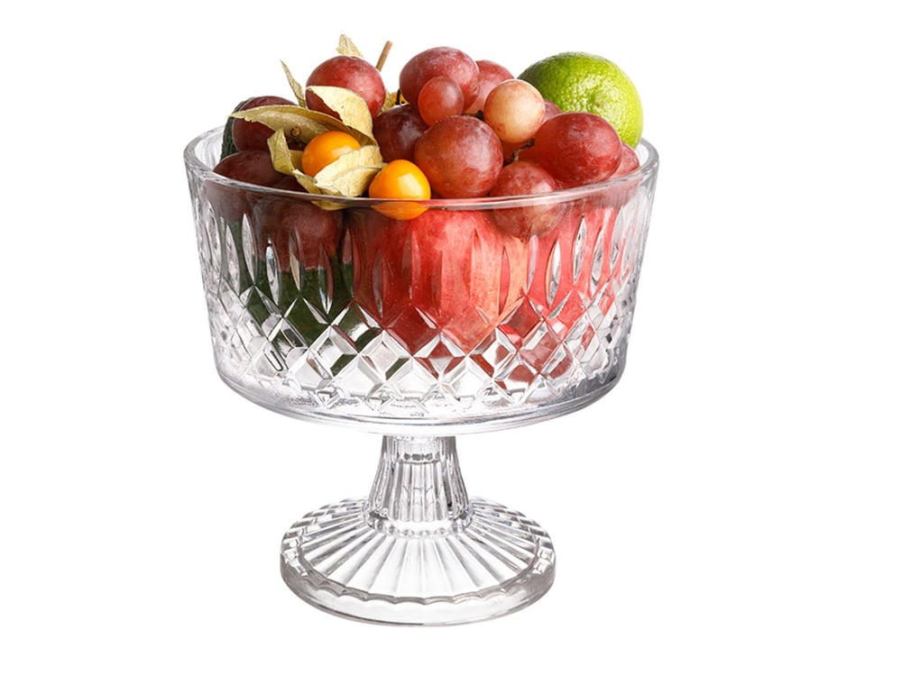 Victory Glass Serving Bowl 17 cm Transparent