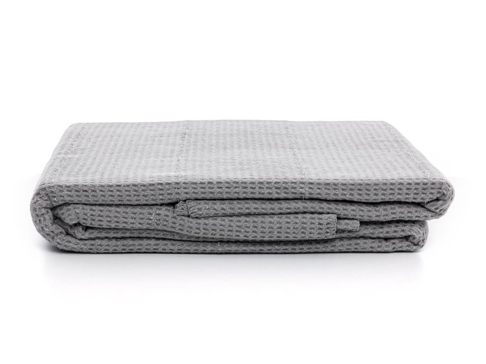 Waffle Glam Cottony Double Person  PĂTURĂ 200x220 cm Gri.