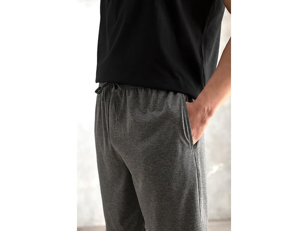 Weekend Mode Set De Pijamale Pentru Bărbați, Bumbac, Xxl, Gri Închis