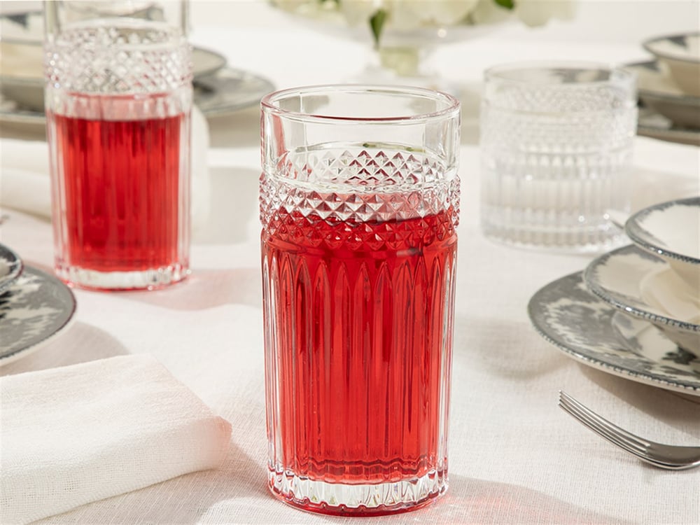 Fairy Glass 4 Pcs Glass 360 ml Transparent