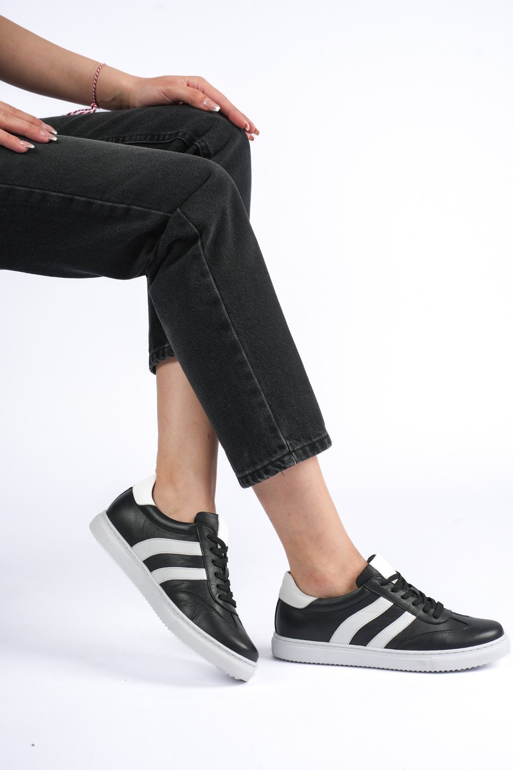 London Kadın Sneaker Dış Yüzey İçi Deri Comfort Yumuşak Taban Günlük Ayakkabı