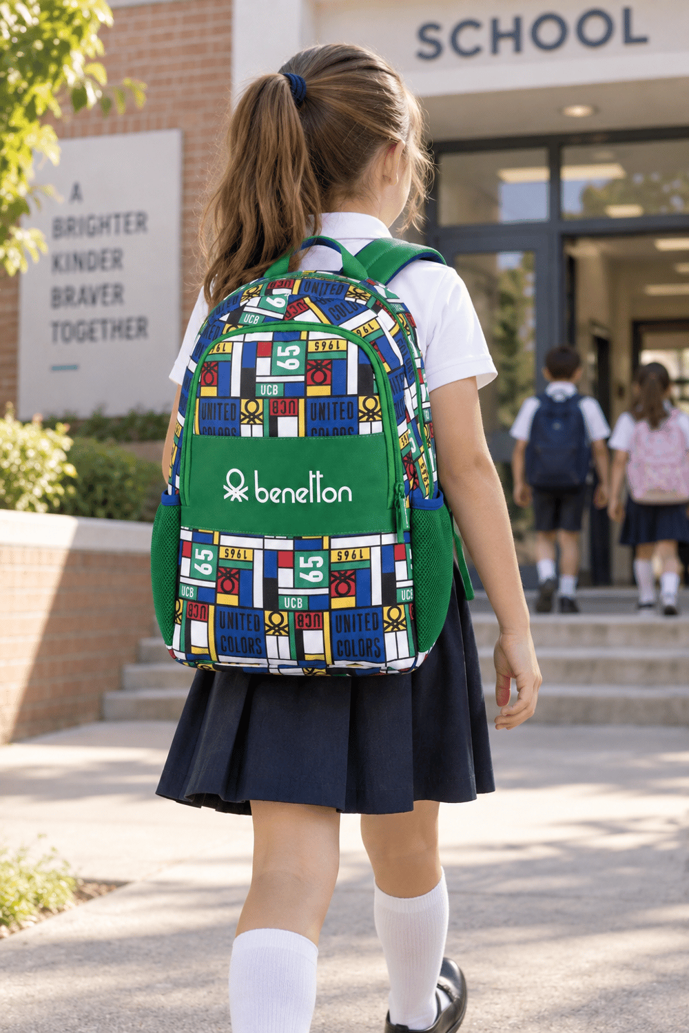 Benetton Okul Çantası Rengarenk 76117