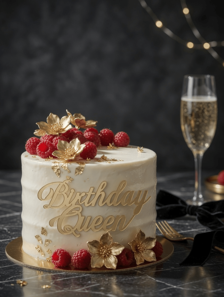 Birthday Queen Plexi Pasta Süsü Doğum Günü Cake Topper Parti Dekorasyonu
