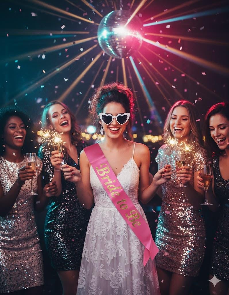 Bride Bekarlığa Veda Parti Gözlüğü Kalp Şekinde sade yazısız Beyaz Lüks Gözlük