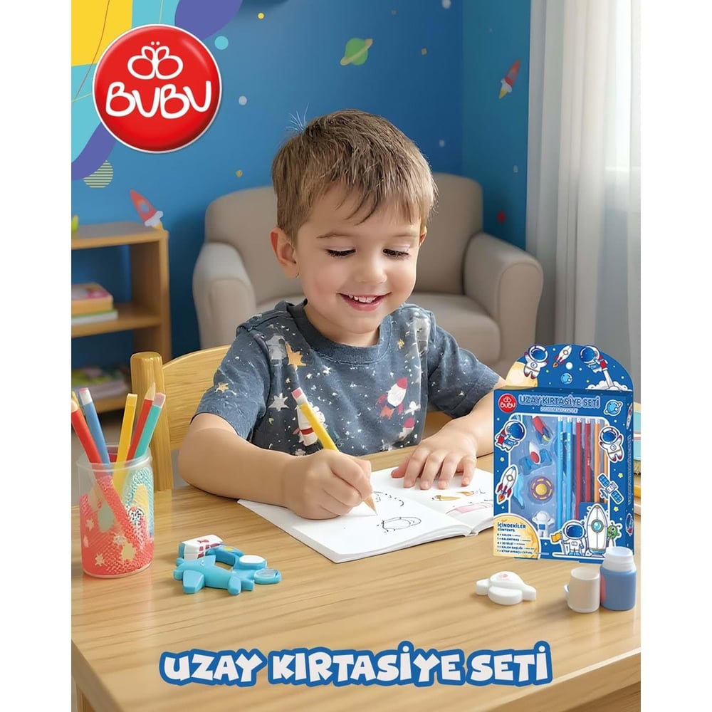 Bu-Bu Kırtasiye Seti Uzay